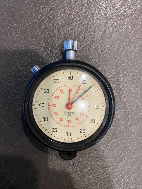 Vintage VWR Scientific Heuer Stopwatch Pocket Made in