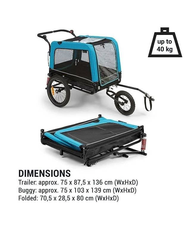Anhänger: Hundeanhänger/Buggy – Gebraucht aus Derendingen von Klewi