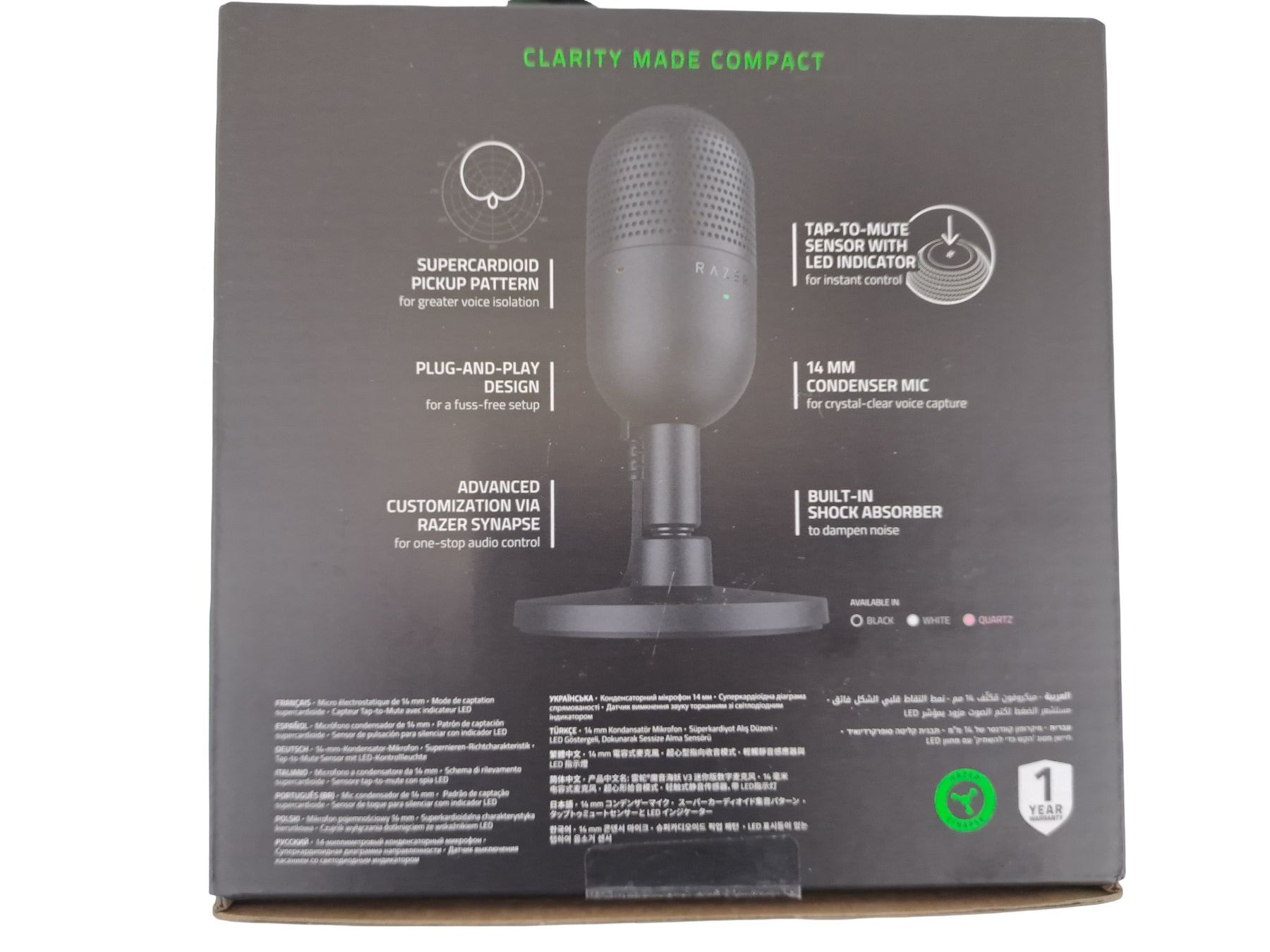 Razer Microfoni: RAZER Seiren V3 Mini USB-Mikrofon – Usato da Männedorf venduto da Restwert_Maennedorf 1
