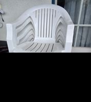 Gartenstühle weiss Kunststoff 