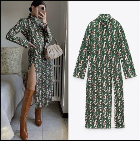 Robe Zara neuve avec étiquette, taille S, fendue!