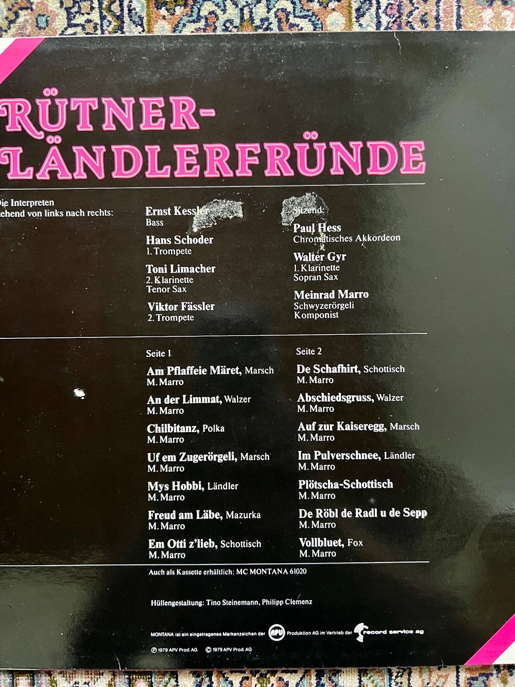 Dischi in vinile: Rütner-Ländlerfründe -  LP  GEWASCHEN – Usato da Unterseen venduto da vinylmore 1
