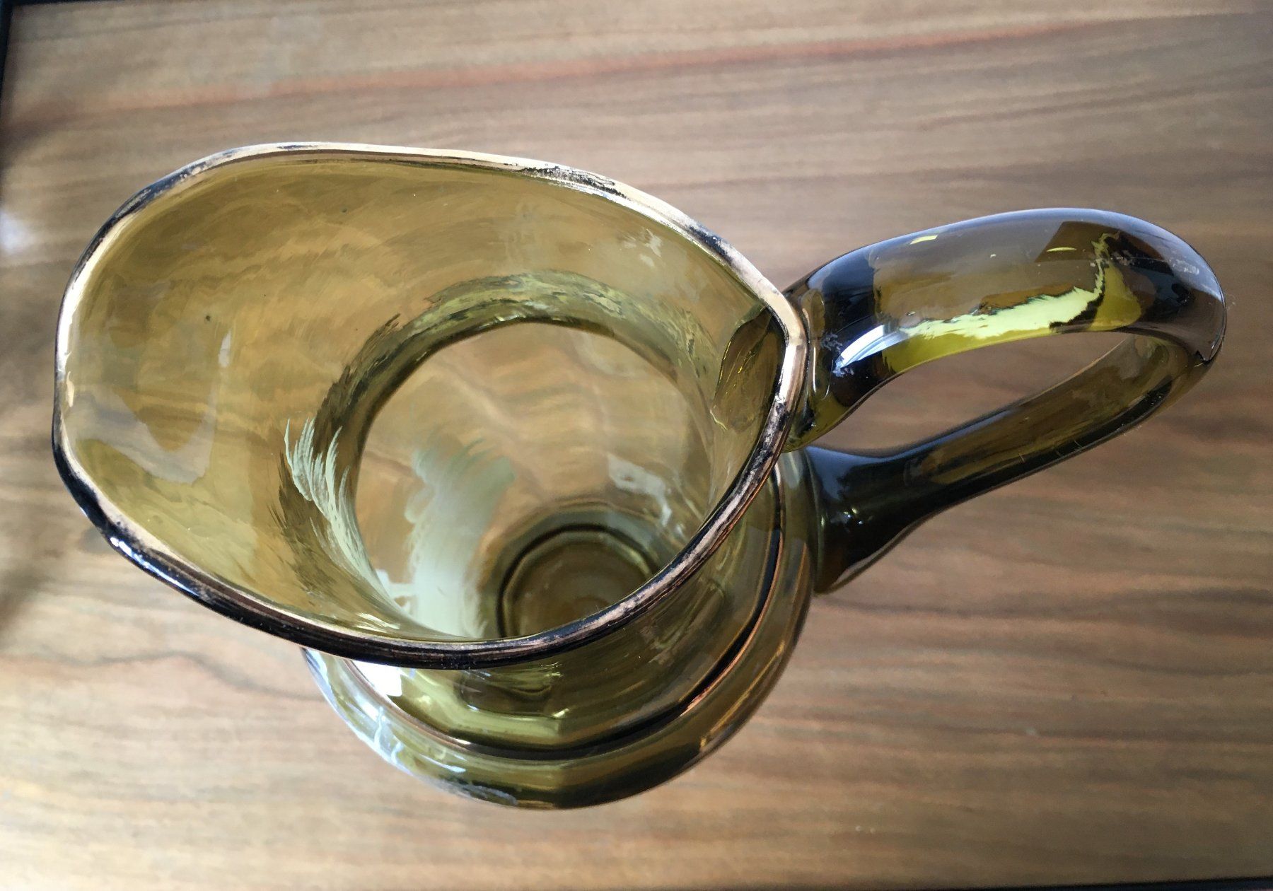 Carafes: ANTIKE GROSSE GLASKARAFFE mit SCHNEEMALEREI – D'occasion à Luzern par Immergern 6