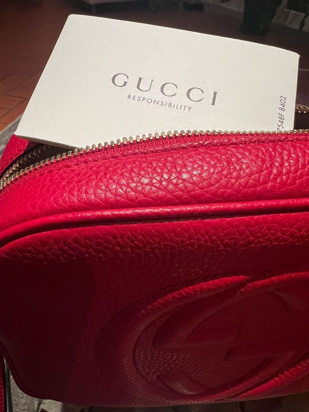 Gucci Sacs femmes: NEU: GUCCI Soho Disco Bag - ROT – Neuf avec emballage d'origine à Bonstetten par Swiss4Sale 9