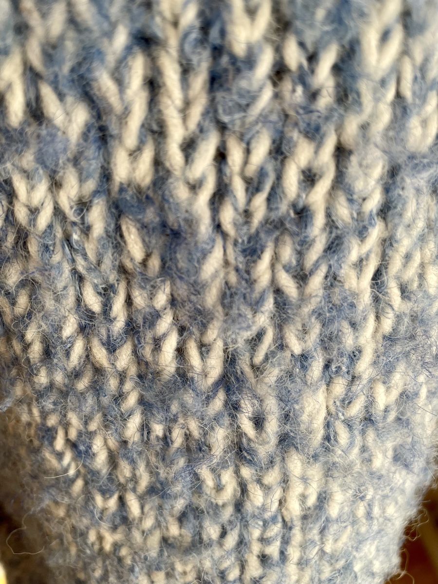 Opus Pulls & Sweat-shirts: Opus Strickpullover, Grösse M, hellblau-weiss meliert – D'occasion à Oberwil BL par another-day-of-sun 3