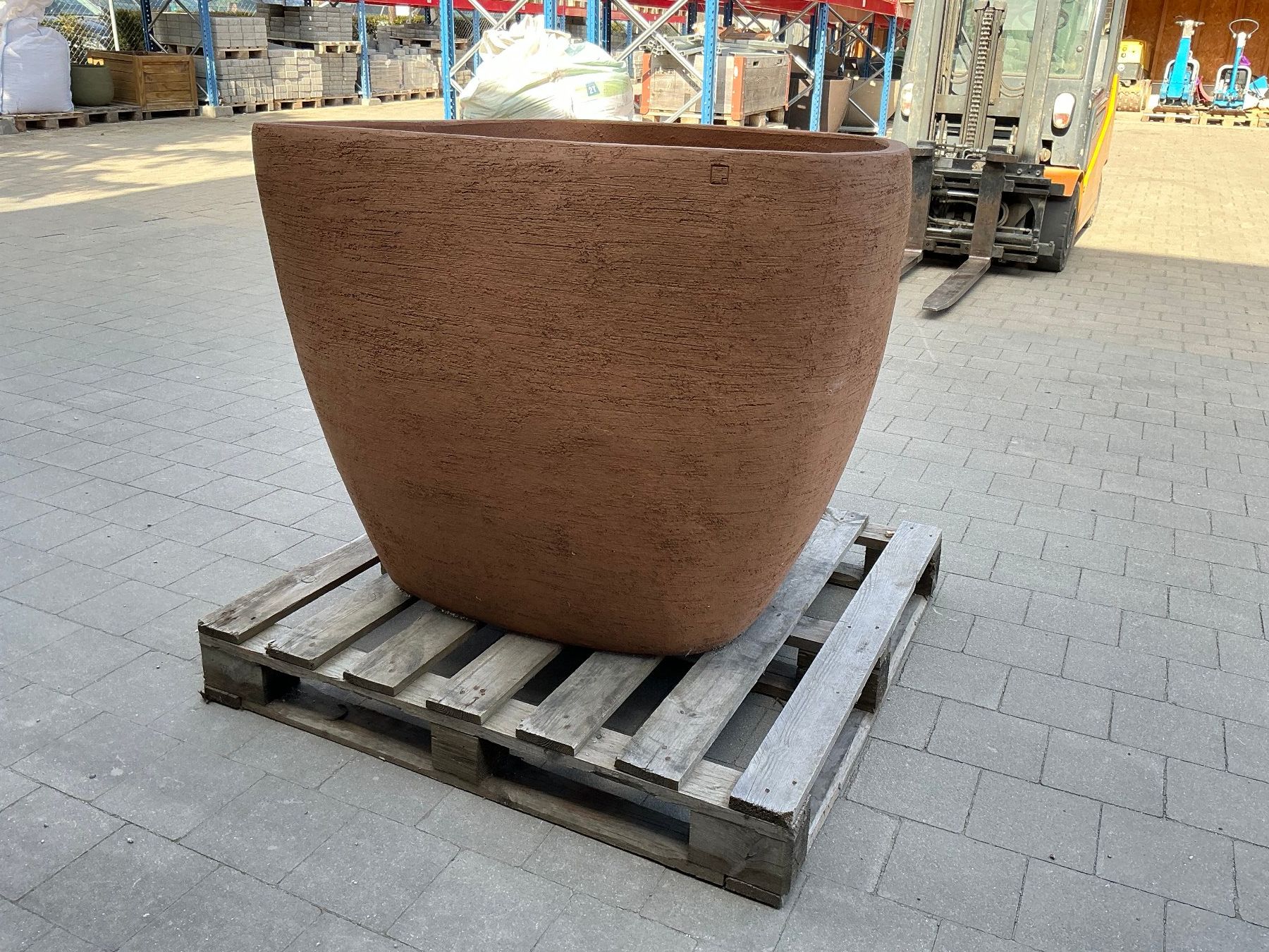 Blumentöpfe: Pflanzgefäss Atelier vierkant, OE 100 Cork – Neu (gemäss Beschreibung) aus Felsberg von zingggarten 1