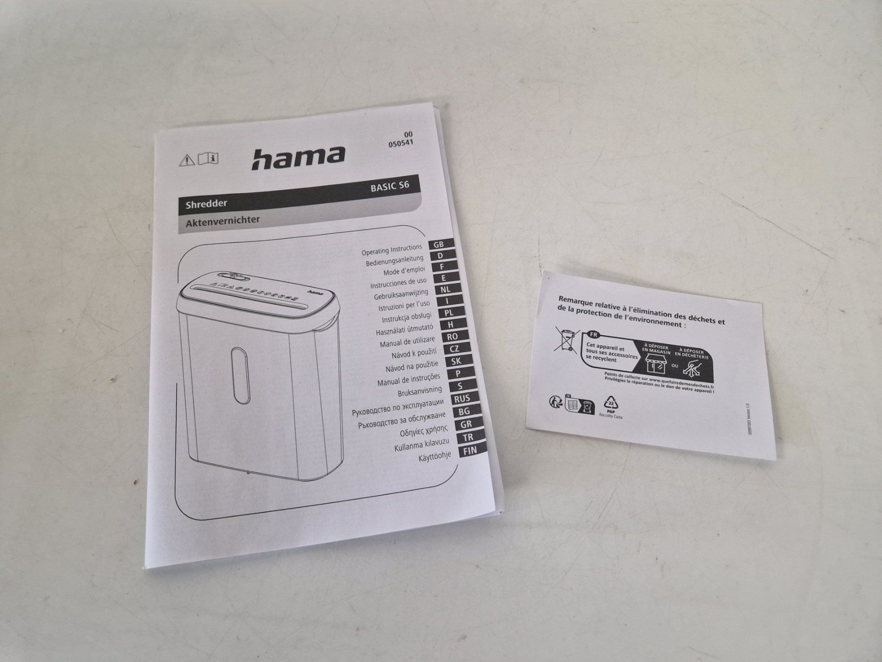 Distruggi documenti: HAMA Aktenvernichter Basic S6 – Nuovo (secondo la descrizione) da Muhen venduto da Restwert_Muhen 5