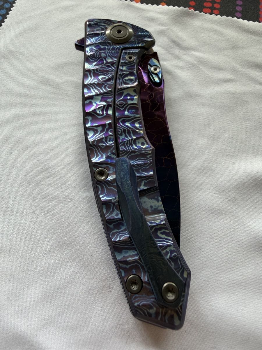 Taschenmesser: Knife Maxace Corvus Timascus Dragonskin – Neu (gemäss Beschreibung) aus Affoltern am Albis von gpi_q8jk 6