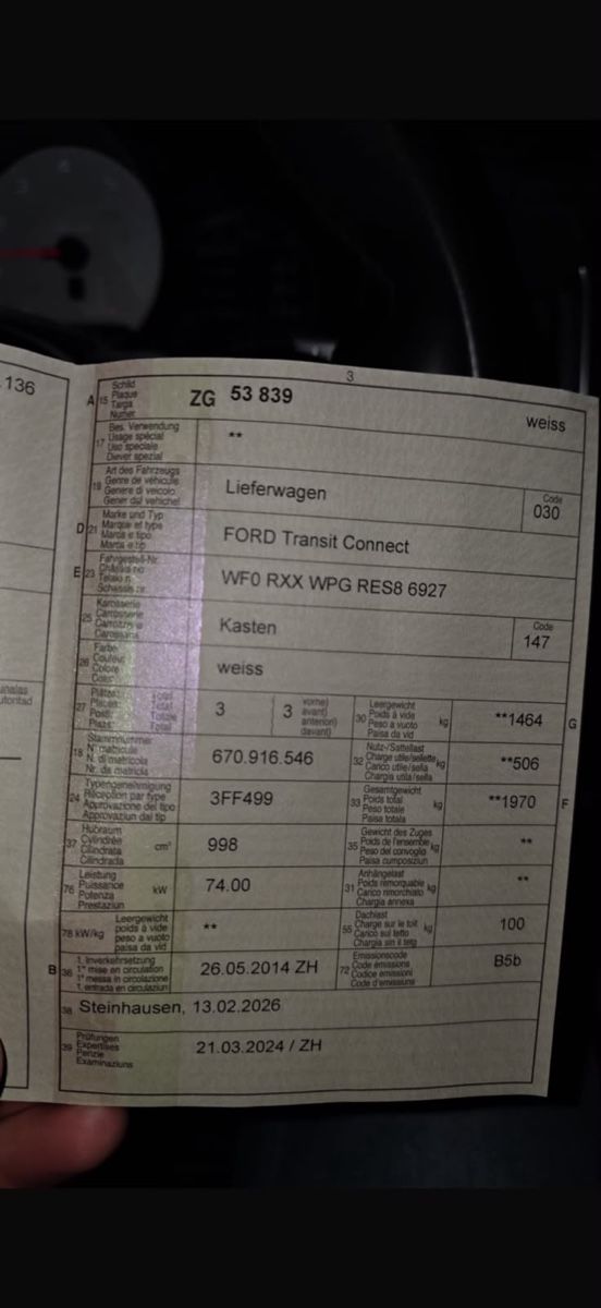 Ford Automobili: Ford Transit Connect  – Usato da Pfaffnau venduto da nic_r8qb 4