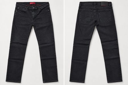 Jean Hugo Boss noir, taille W31/L32, parfait pour l'automne!
