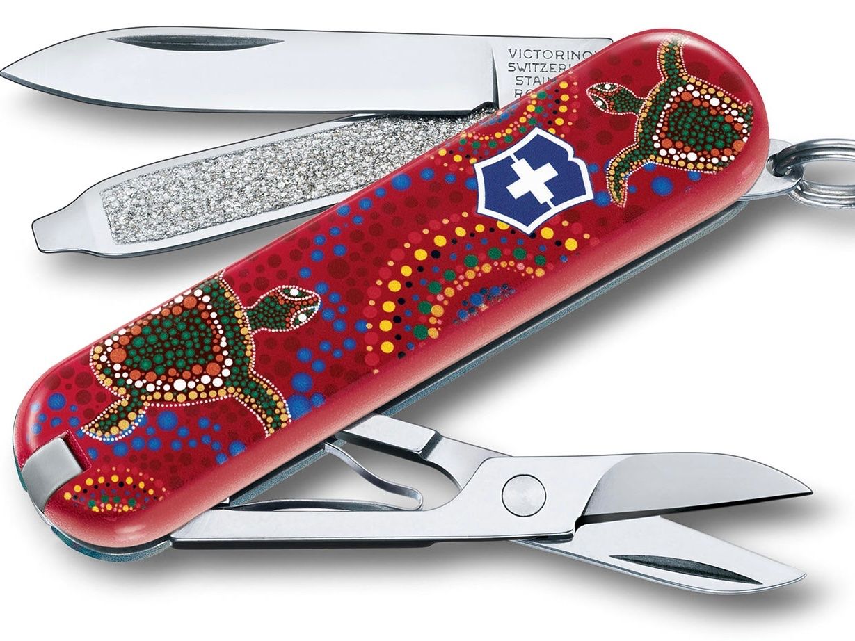 Victorinox Coltelli tascabile: Victorinox Classic Limited Edition 2017 Turtles Down Under – Nuovo (secondo la descrizione) da St. Margrethen SG venduto da vista23 2