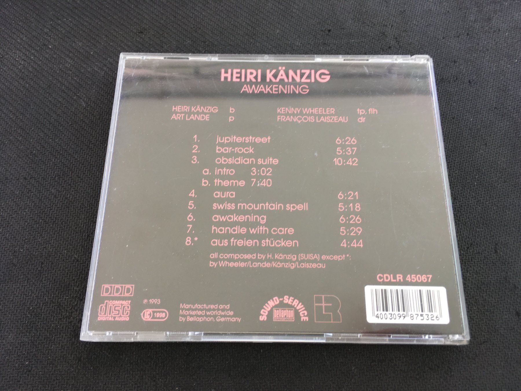 CD: Heiri Känzig - Awakening -CD- – Usato da St.Gallen venduto da MedienJoe 2