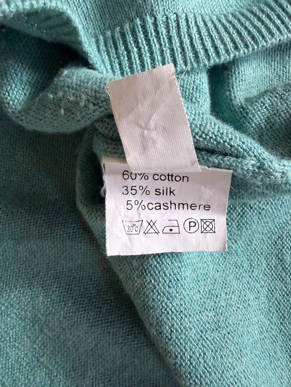 Top: VINTAGE SAMOON Stricktop  / Baumwolle+Seide+Kaschmir/ M/L – Usato da Interlaken venduto da Bona55 8