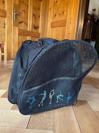 Eislauf Tasche/Rucksack schwarz gebraucht