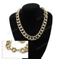 grosses Collier vergoldet ca. 46 cm