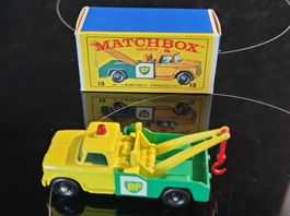 Matchbox Lesney Serie Abschleppwagen Nr13 mit OVP topZUSTAND