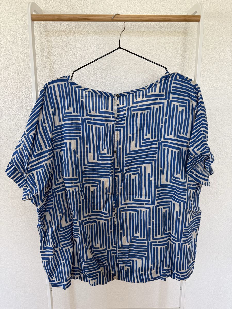 Nile Chemisiers: Nile Bluse blau/beige Gr. XL – D'occasion à Kloten par ble_78dj