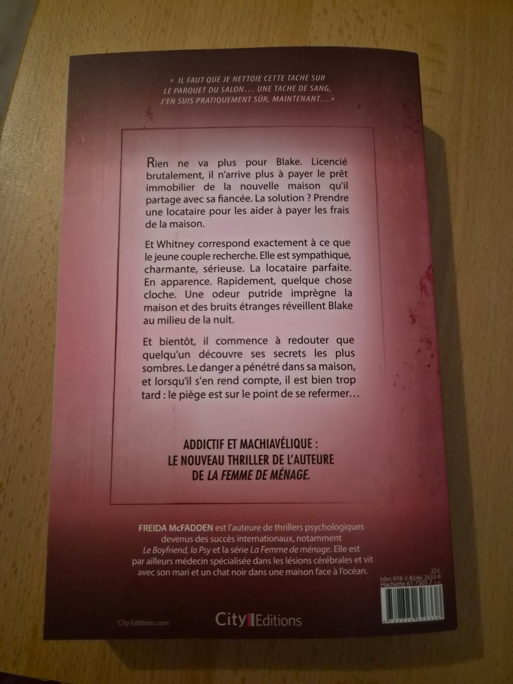 Libri: La locataire : Freida Mcfadden – Nuovo (secondo la descrizione) da Loc venduto da amazine84 1