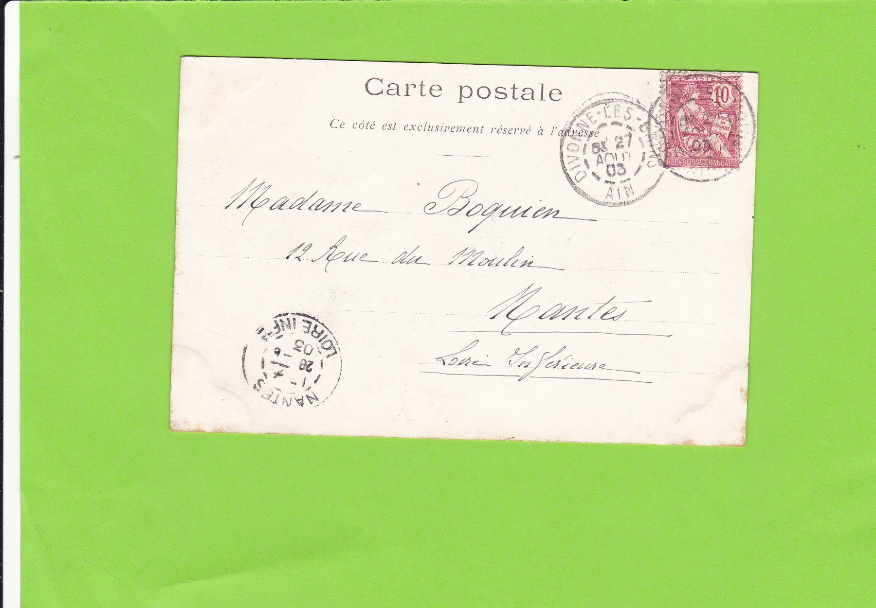 Cartoline postali: Ouchy-Lausanne----1903 – Usato da St. Peterzell venduto da neckertal 1