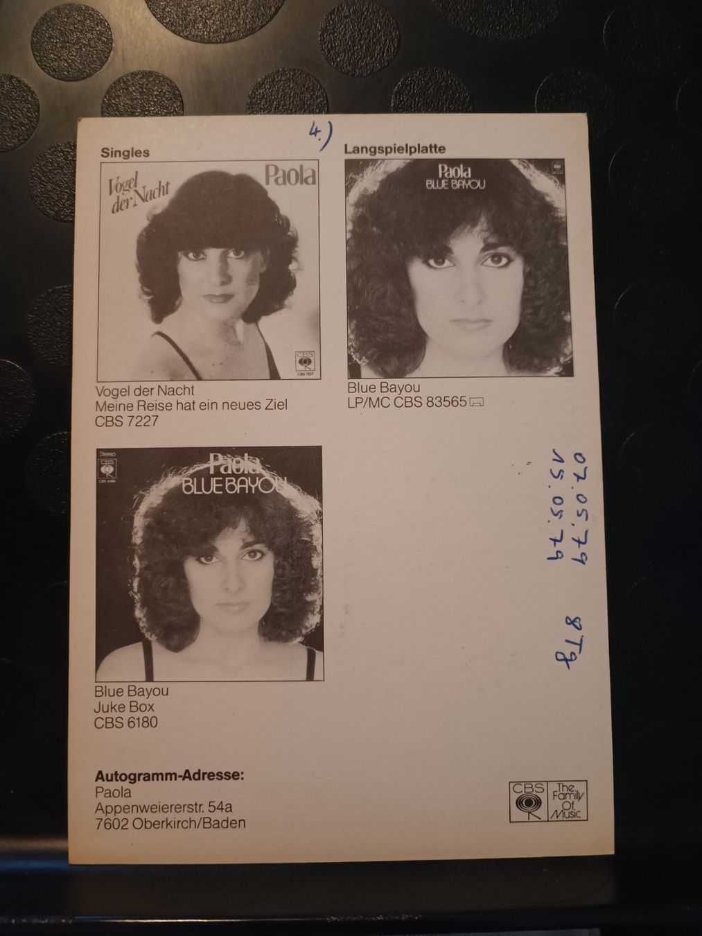 Autografi: Paola - Autogrammkarte- handsigniert – Usato da Menziken venduto da Artographs 1