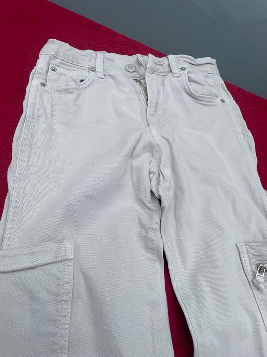 Zara Pantaloni: Mädchen Jeans Hose hell Beige ZARA 140 – Nuovo e nell'imballaggio originale da Bergdietikon venduto da antovale 1