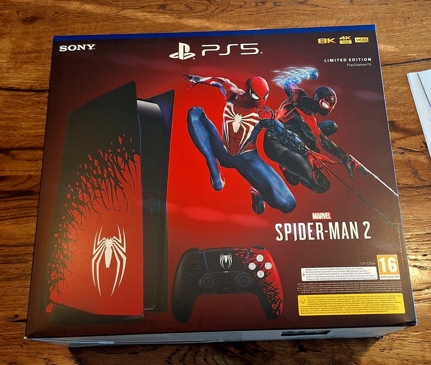 PS5 Spiderman Edition - Limitiert - Neu und OVP | Kaufen auf Ricardo