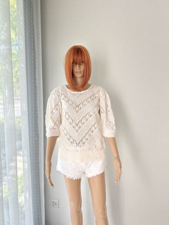 Summer Lightweight Ralph Lauren Knit Linen Top - Size L