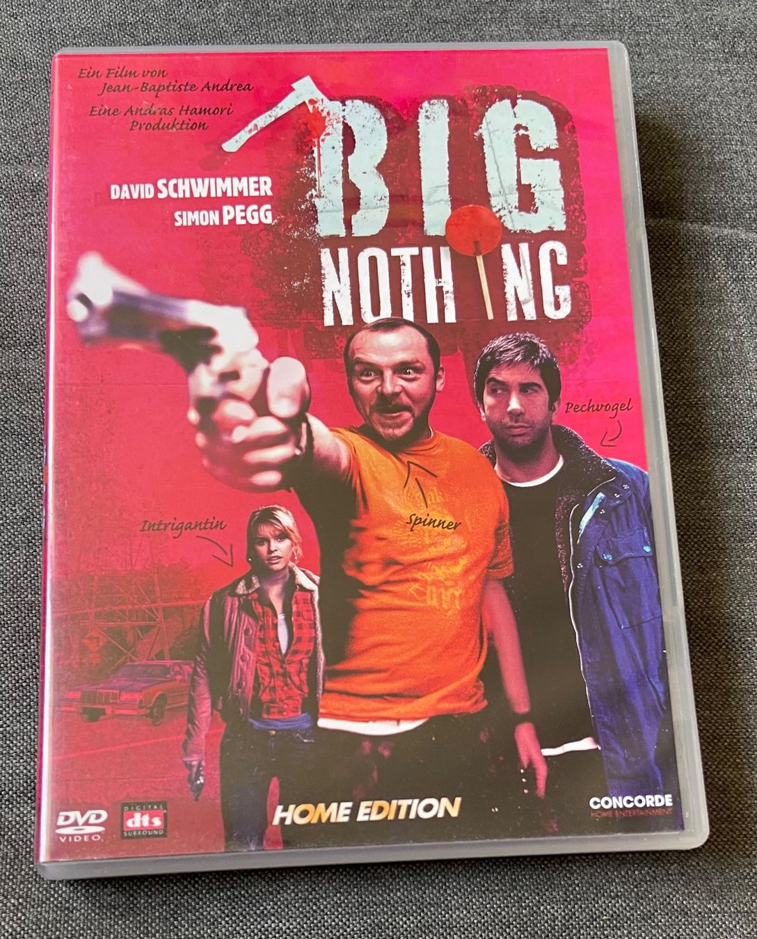 Tutti i DVDs: DVD Big Nothing - Simon Pegg • David Schwimmer – Usato da Luzern venduto da Lycka