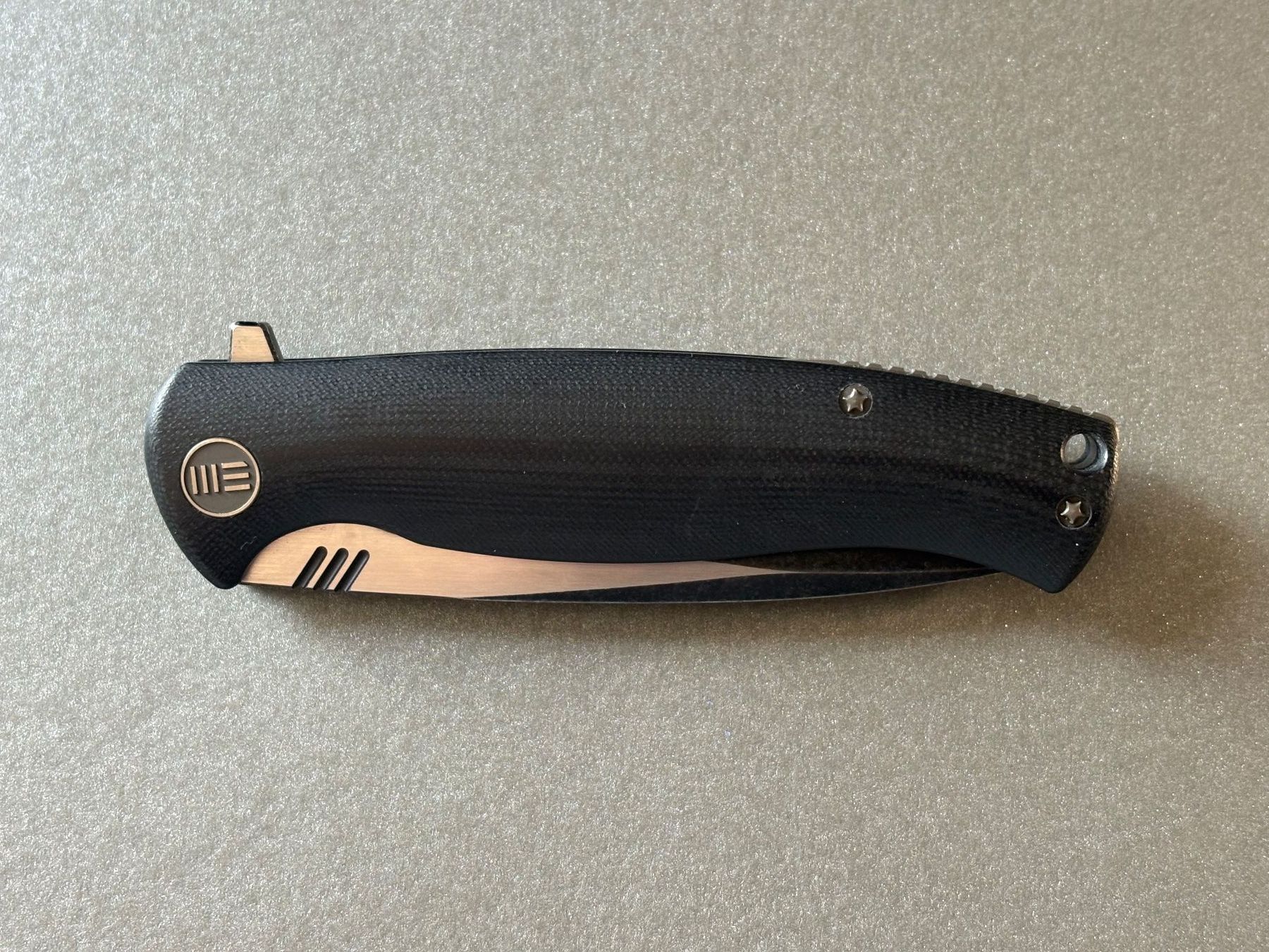 Coltelli tascabile: WE Knife 703F - D2 / G10 - Black Stonewash – Usato da Männedorf venduto da Rarin67 5