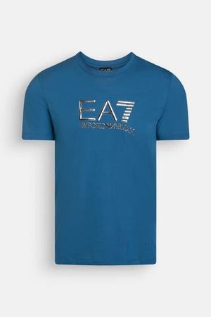 EA7 Emporio Armani T-Shirt blau Slim Fit Core Identity