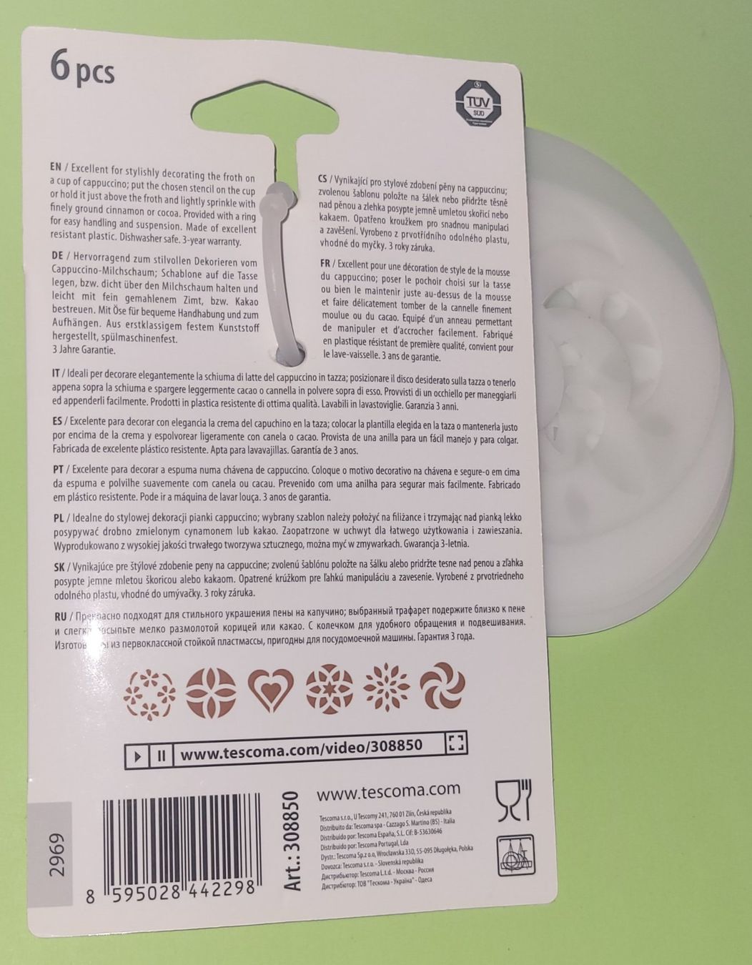 Elettrodomestici da cucina: Cappuccino - Schablonen – Nuovo (secondo la descrizione) da Zürich venduto da Avd 5