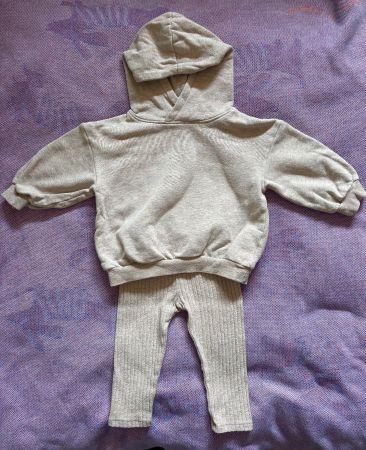 Hoodie and leggins baby set 86 cm