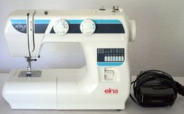 Elna Elina 21 Nähmaschine / Machine à coudre