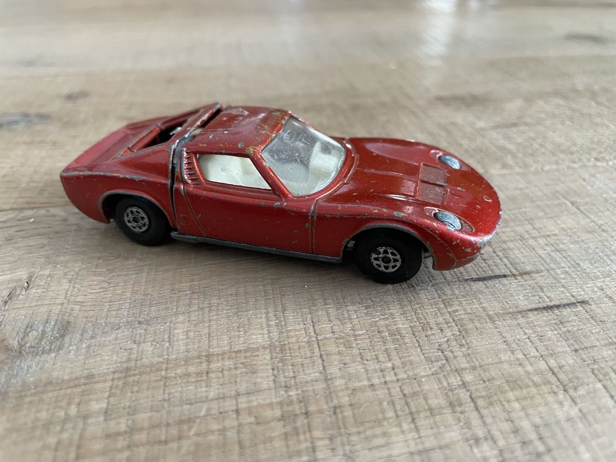 Matchbox Modellini d'auto: Matchbox K-24 Lamborghini Miura 1970 – Usato da Frauenfeld venduto da Challenger77 1