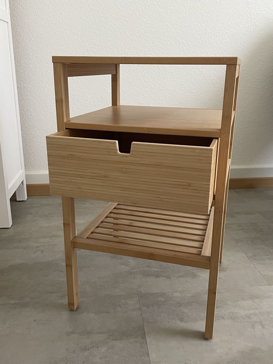 Ikea Comodini: NORDKISA Nachttisch Bambus – Usato da Luzern venduto da joa_dn72