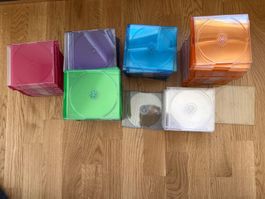 CD-Hüllen farbig sortiert diverse Anzahl