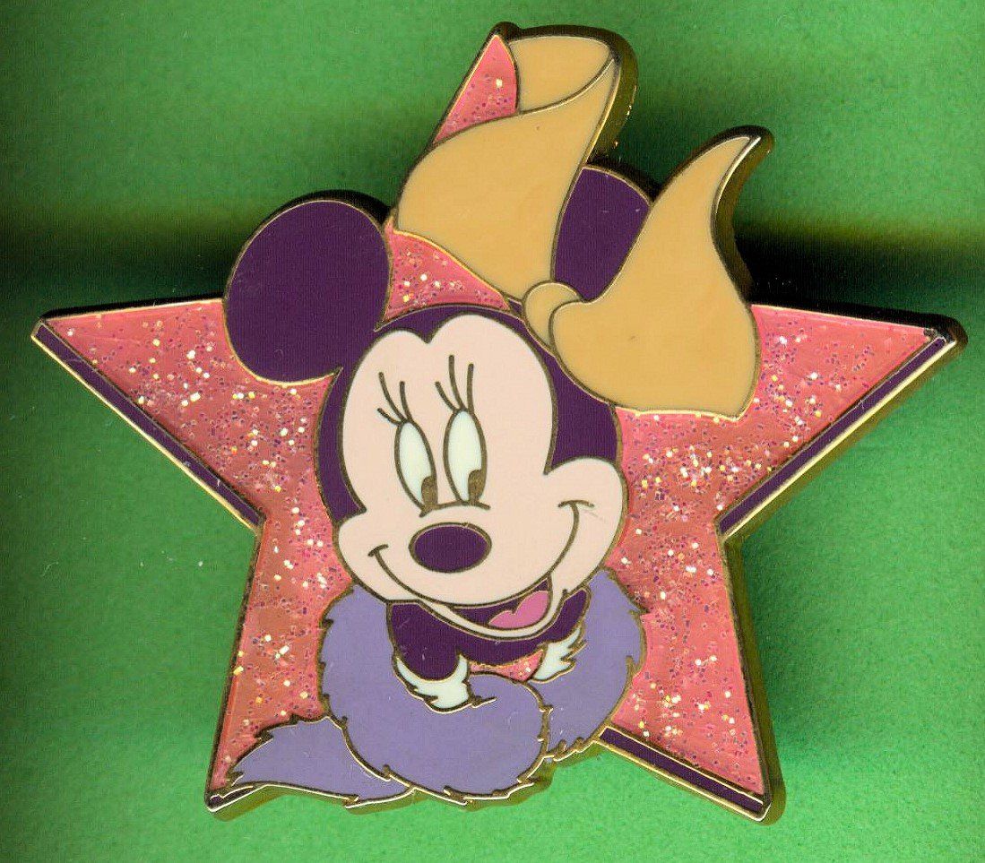 Disney Placchette & Badge: DISNEY  MINNIE  Stern – Usato da Winterthur venduto da Sammleroase