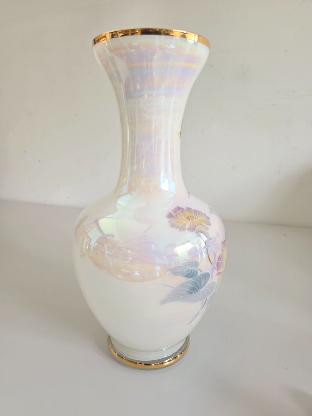 Vase & Récipients: Vintage Vase Opalglas irisierend - Opalina Fiorentina – D'occasion à Birr par DisDas 3