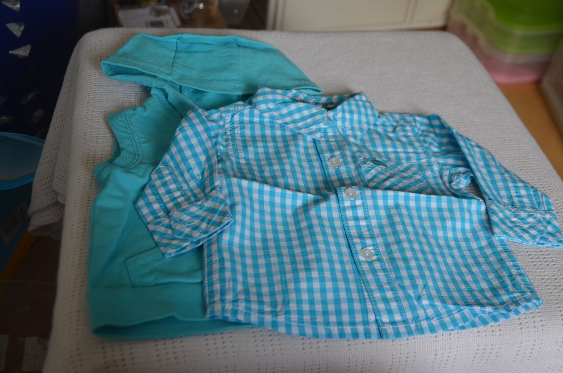 Camicie, Top & T-shirt: TAILLE 62-68 - HEMD + GILET – Usato da Chiasso venduto da Dolly015