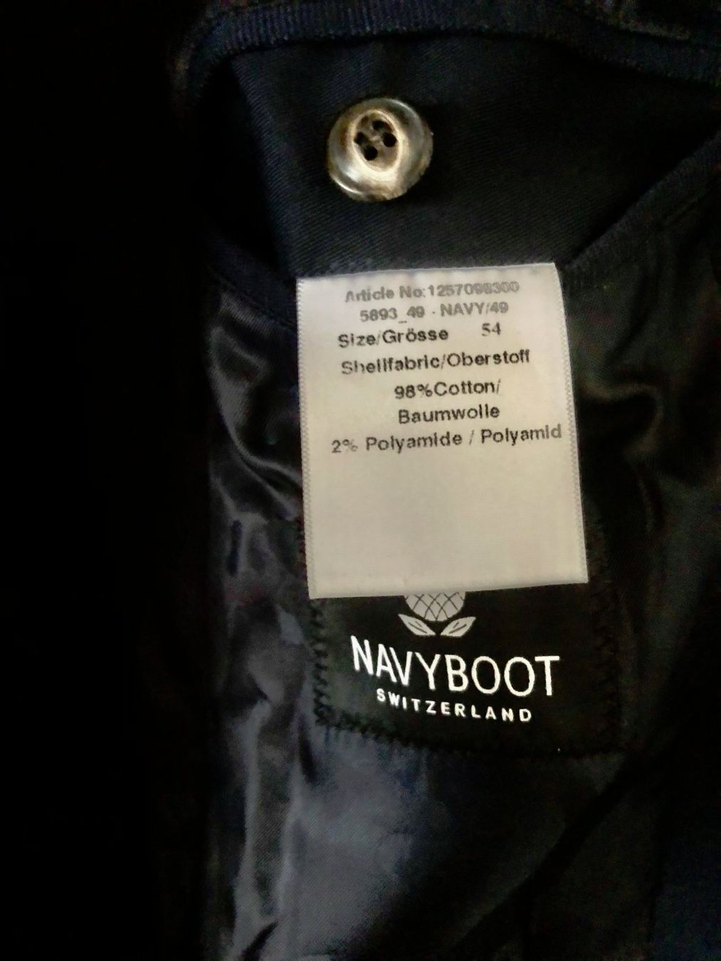 Navyboot Cappotti: Navyboot Mantel Trench Gr. 54 neu BLAU – Nuovo (secondo la descrizione) da Zürich venduto da galble 4