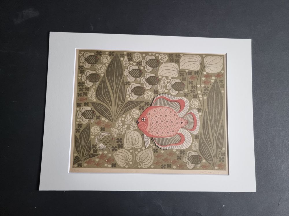 ARMIN HARTUNG LITHOGRAPHIE SIGNIERT NUMMERIERT MIT PASSEPART 2