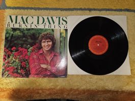 Mac Davis Schallplatte Lp - Burnin' Thing