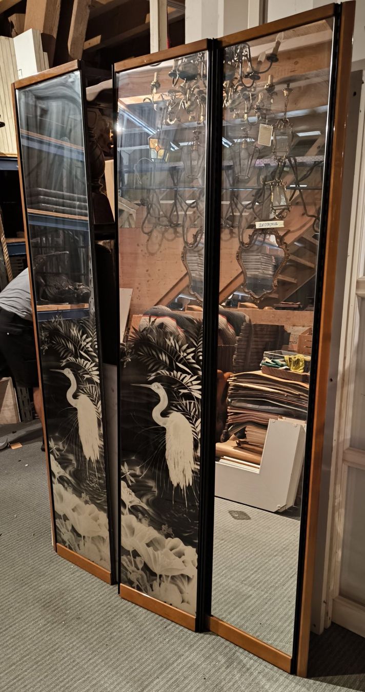 Specchi: Chinoiserie Spiegelwand 3-teilig – Usato da Rorschacherberg venduto da snOOpydOg11 7