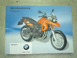 Bedinungsanleitung  BMW F 650 GS  Jg 2011