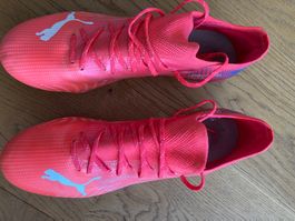 Puma Ultra1.3 SG Faster Football rot/weiss/blau Stollenschuh
