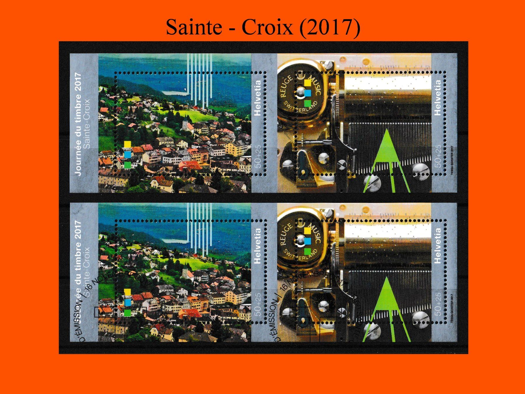 Tutti i francobolli: Block x2 "Sainte-Croix" (2017) – Nuovo (secondo la descrizione) da Dübendorf venduto da Jumbo1990