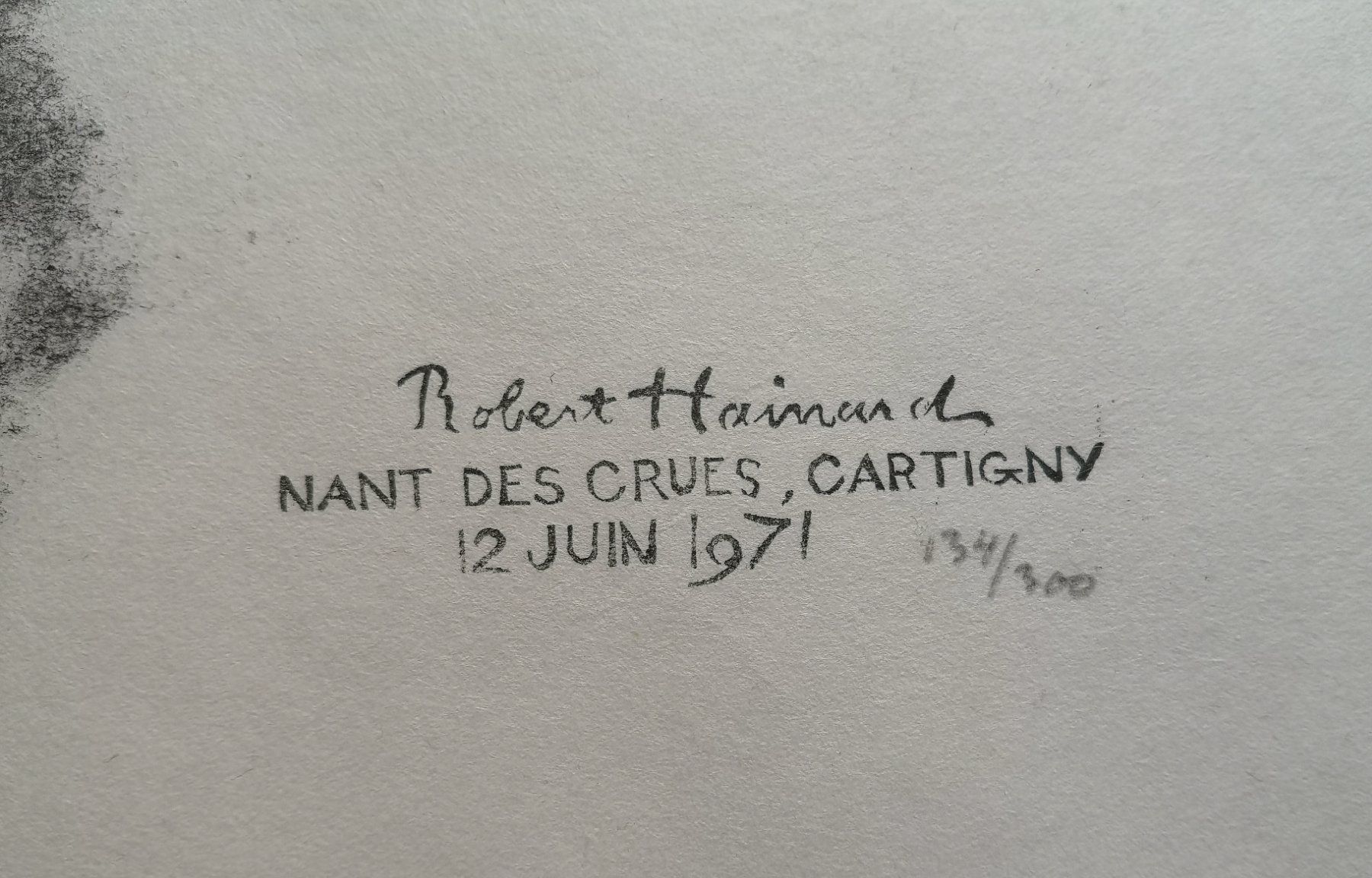 Stiche: Grand bois gravé de Robert Hainard – Gebraucht aus Conthey von Cathlouz 2