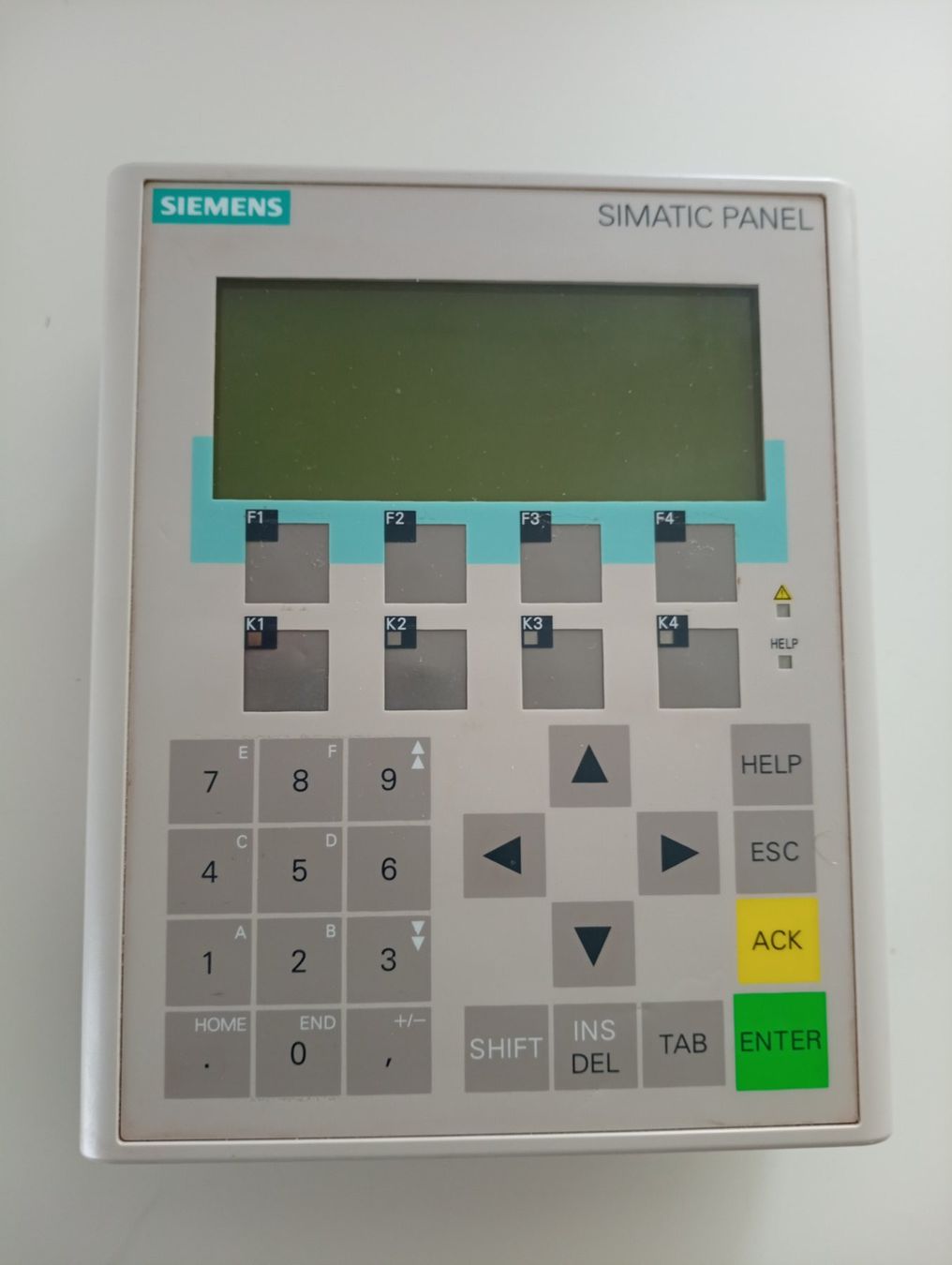 Siemens Componenti elettronici: Siemens SIMATIC Operator Panel OP 77B / 6AV6641-0CA01-0AX1 – Usato da Ufhusen venduto da HKSC