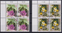 P100) Freimarken 1078-1079, 4,Block, Vollstempel ,