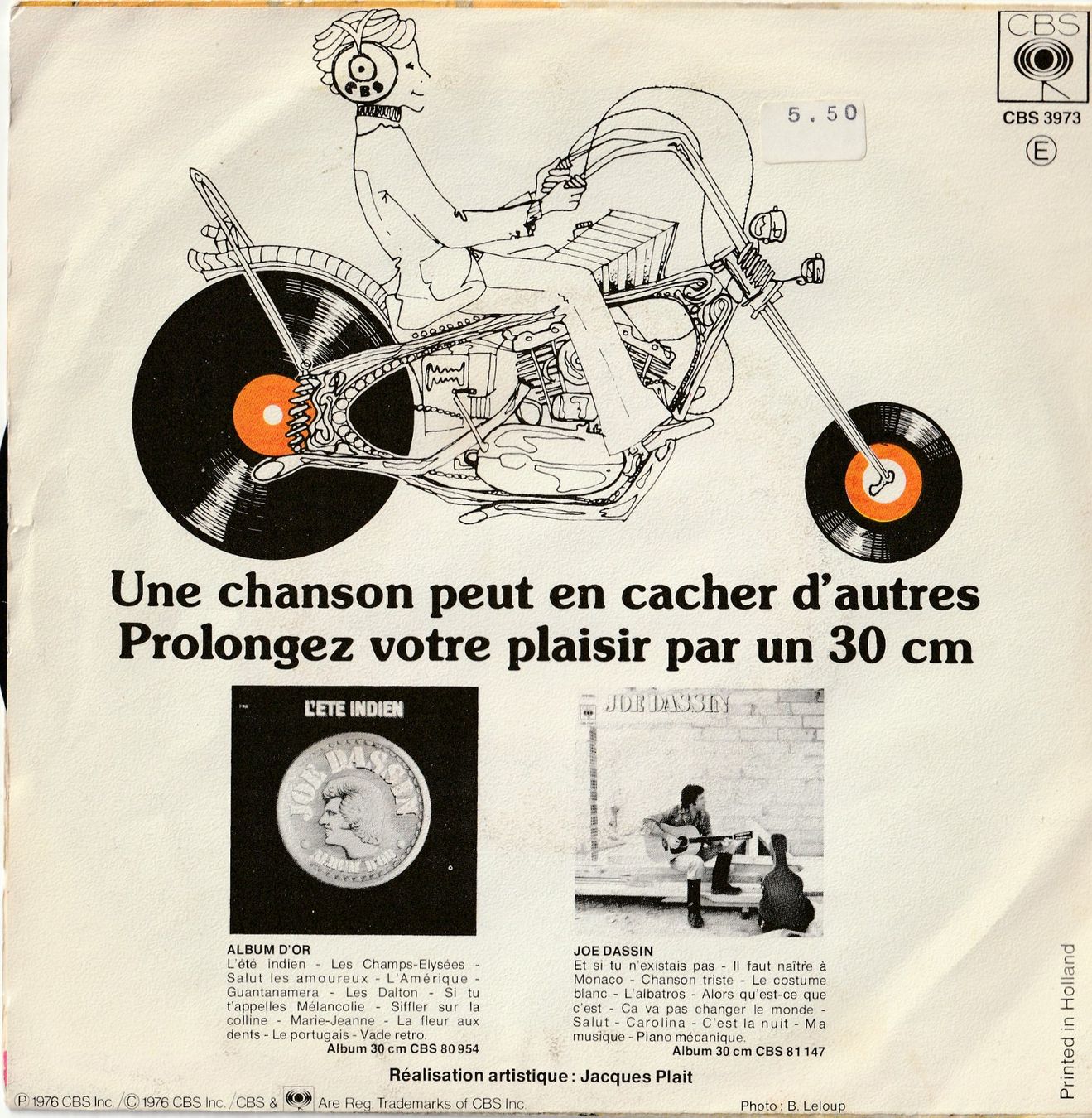Dischi in vinile: Joe Dassin - Ca va pas changer le monde – Usato da Düdingen venduto da rosch1555 1